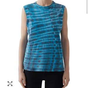 Agolde Premium Muscle Tee Tie Dye Top